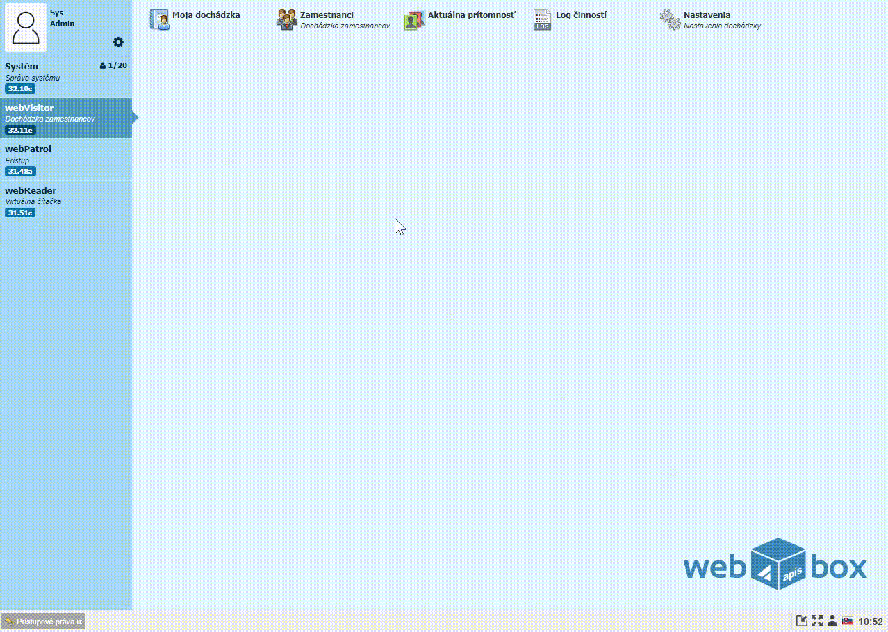 Pridelenie prístupu na strediská