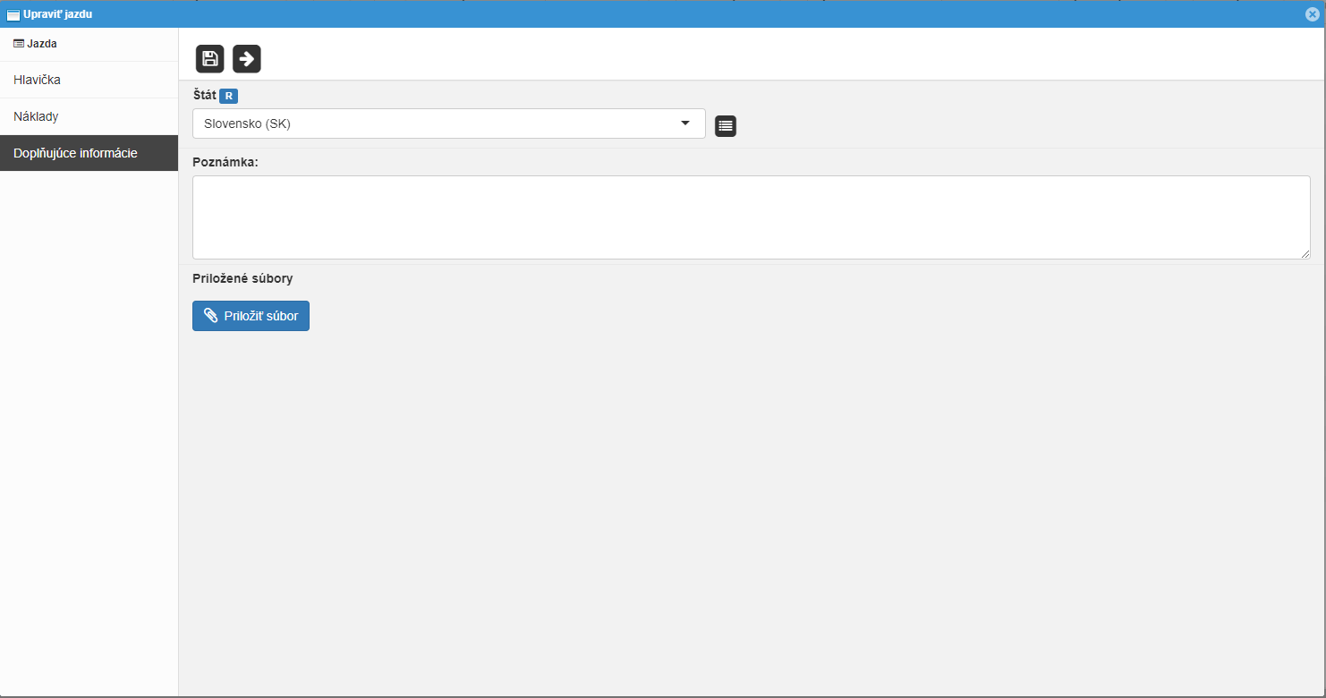 Doplňujúce informácie