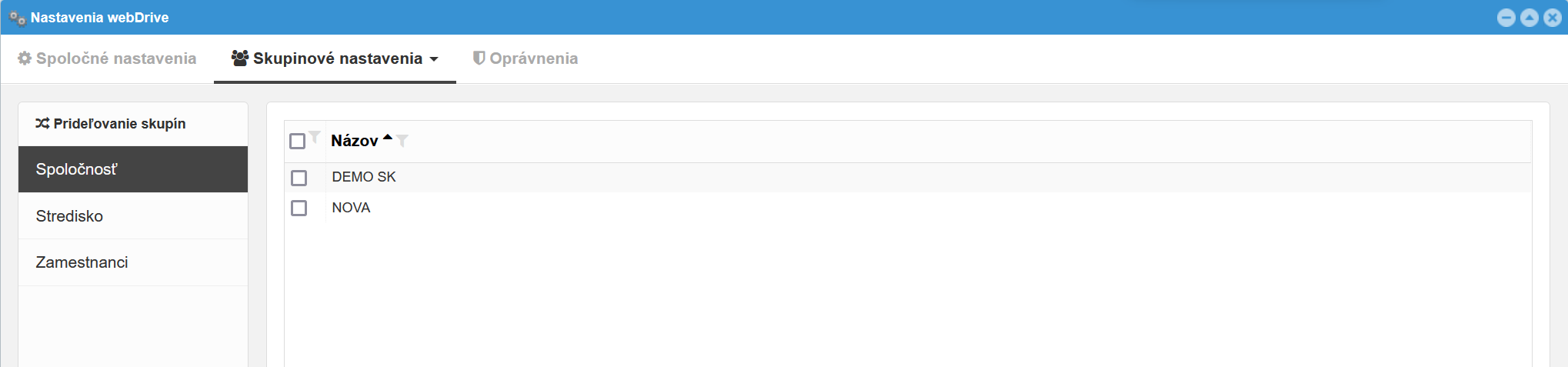 Pridelovanie skupín